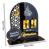 Décoration en Acrylique Calendrier Ramadan - Noir