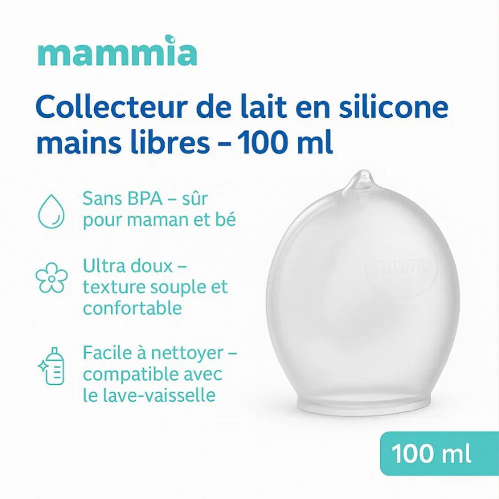 Mammia Collecteur de Lait Maternel Libre – 100 ml