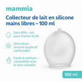 Mammia Collecteur de Lait Maternel Libre – 100 ml