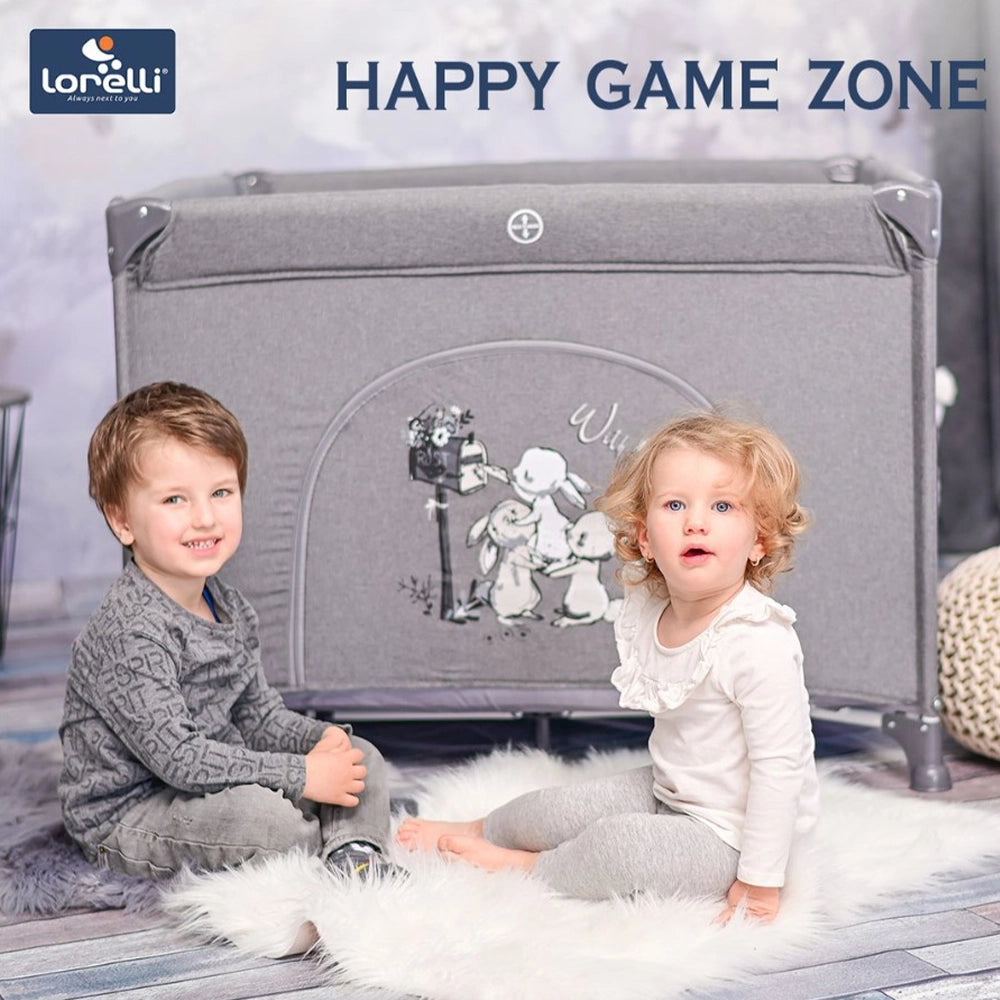 Lorelli Baby Playpen Happy Game Zone - Rose