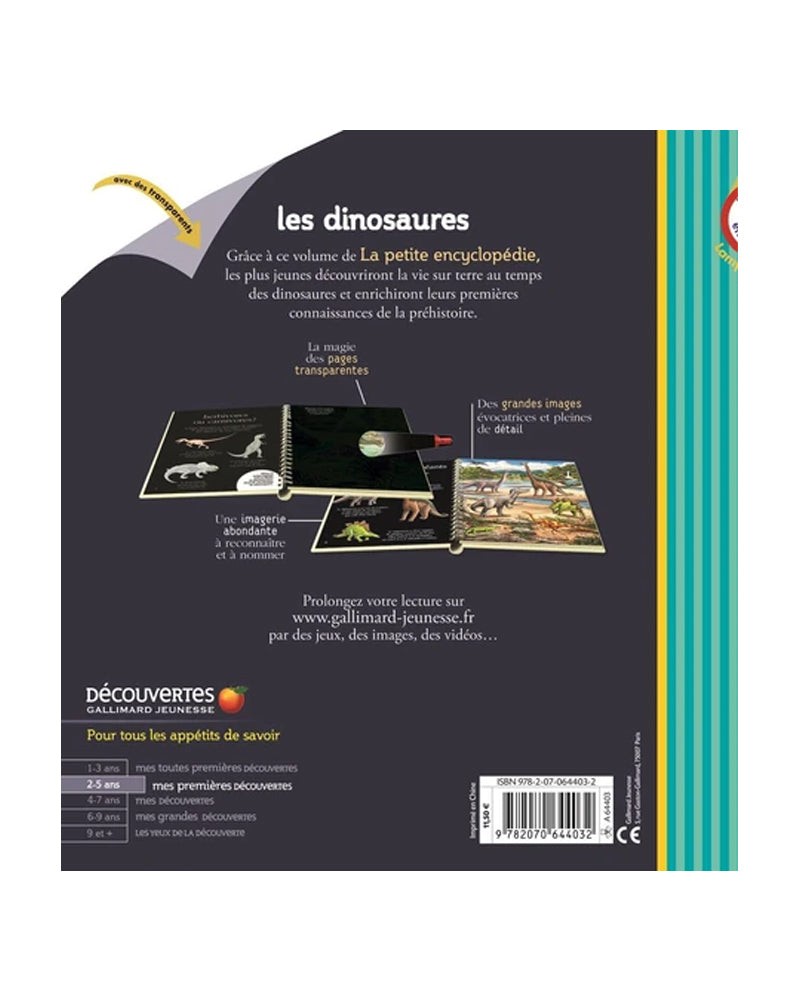 Encyclopédie Des Dinosaures 3D Pop-up Pour Enfants - Livre Interactif Avec Illustrations Détaillées - 19.5x25 Cm
