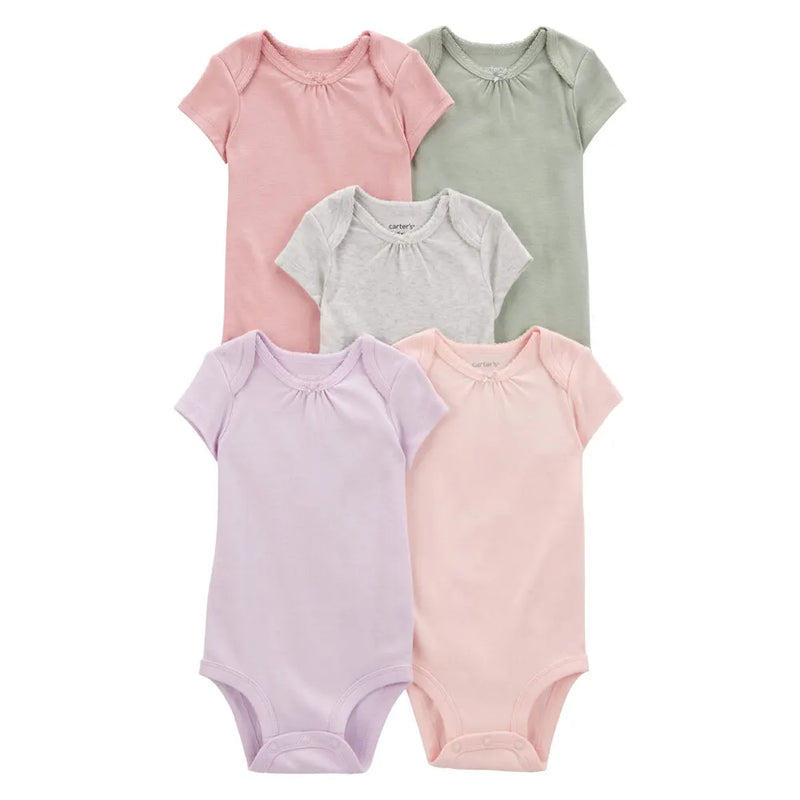 Carter's Pack de 5 bodis de manga corta - Multicolor