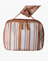 Sac à Lunch Isotherme Carré Citron - Striped Caramel