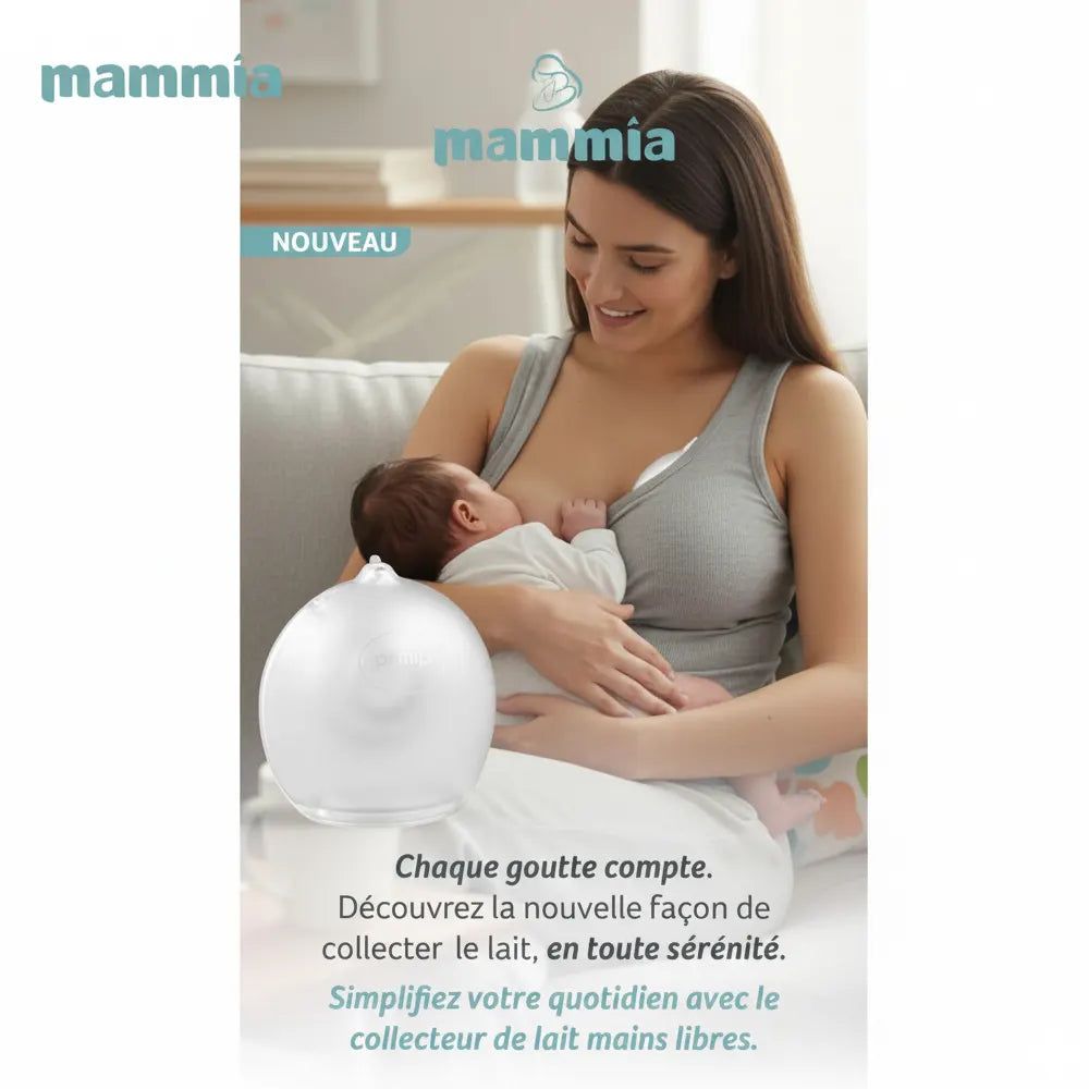 Mammia Collecteur de Lait Maternel Libre – 100 ml