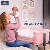 Lorelli Berceau Cododo Milano 2 en 1 - Gris