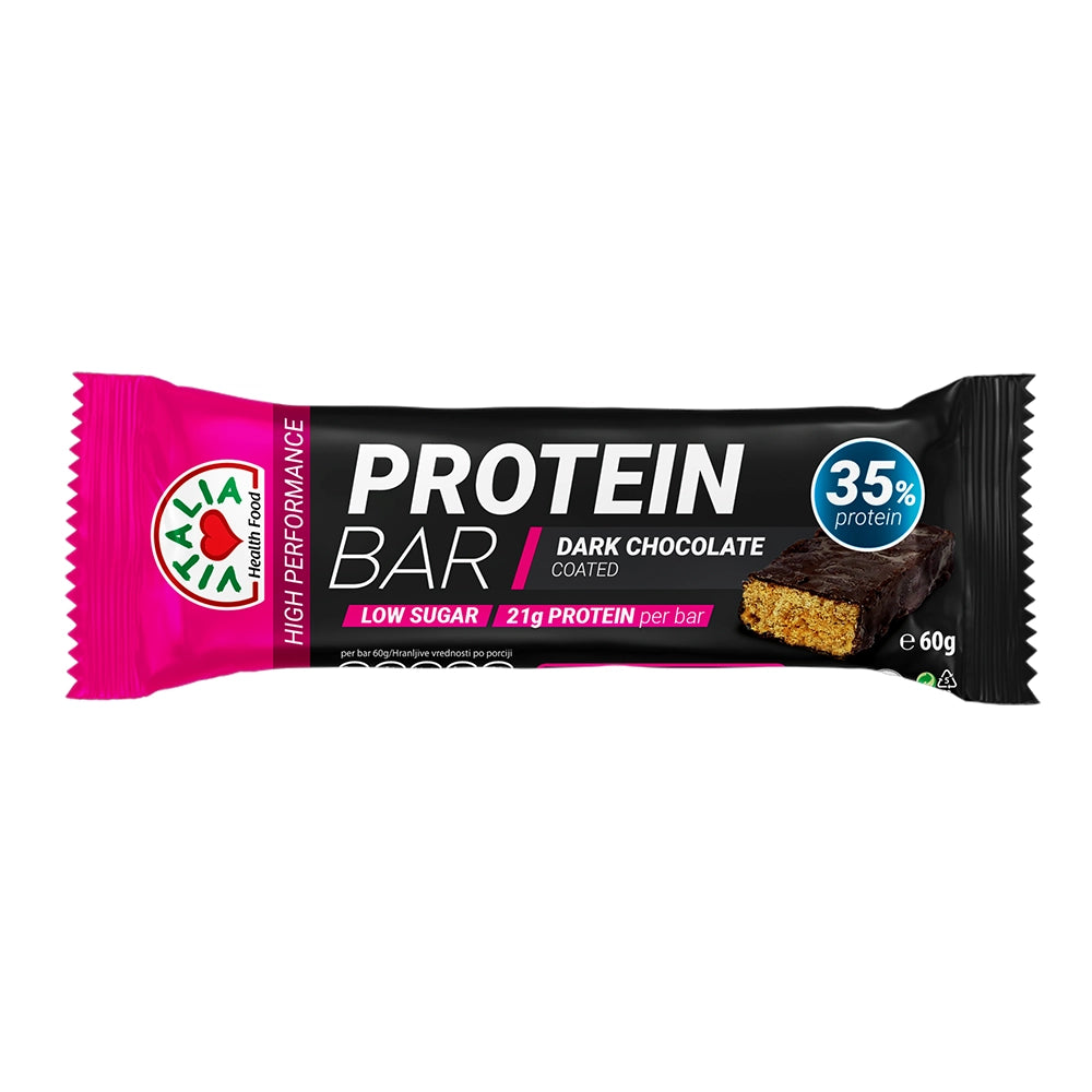 Vitalia Health Food Protein Bar Dark Chocolate Coated - 60g