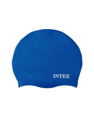 Intex Bonnet de Bain en Silicone - Bleu
