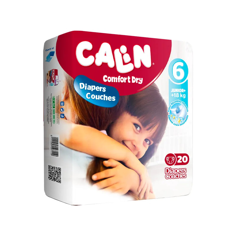 Calin Pañales Bebé Junior Plus Talla 6 - 20 Unidades