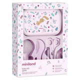 Miniland Kit de Soins pour Bébé - Écureuil Rose