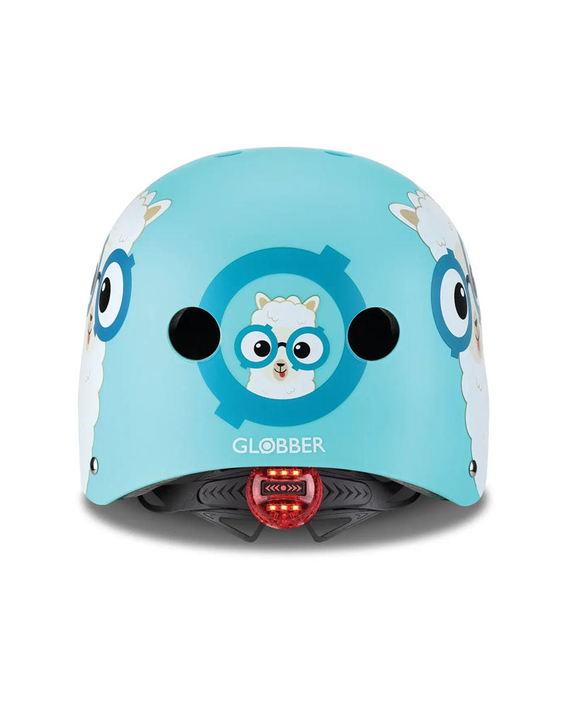 Globber Casque de Protection S/S (48-53cm) Elite Lights - Bleu Ciel Buddy