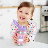 Skip Hop Gourde avec Paille en Acier Inoxydable 350ml - Narval