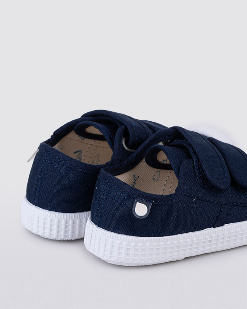 Baskets Berri Velcro Igor - Bleu Marine