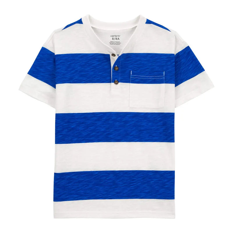 Carter's Striped T-Shirt - Blue & White