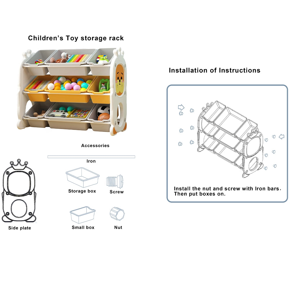 Parc Pliable 14+2 + Maison + Tapis + Etagère 3 Niveaux - Gris