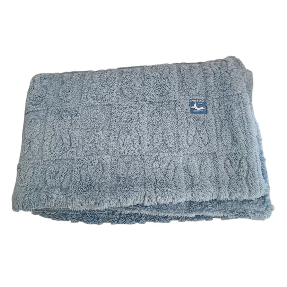 Baby Bulle Couverture Lapin Bleu