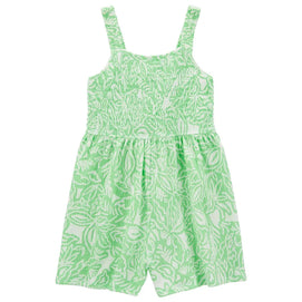 Combinaison Fleurie Carter's - Vert