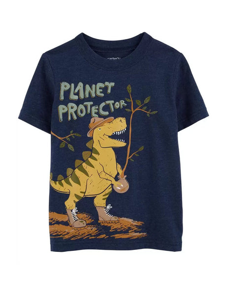T-Shirt En Jersey Dinosaure Carter's - Bleu Marine