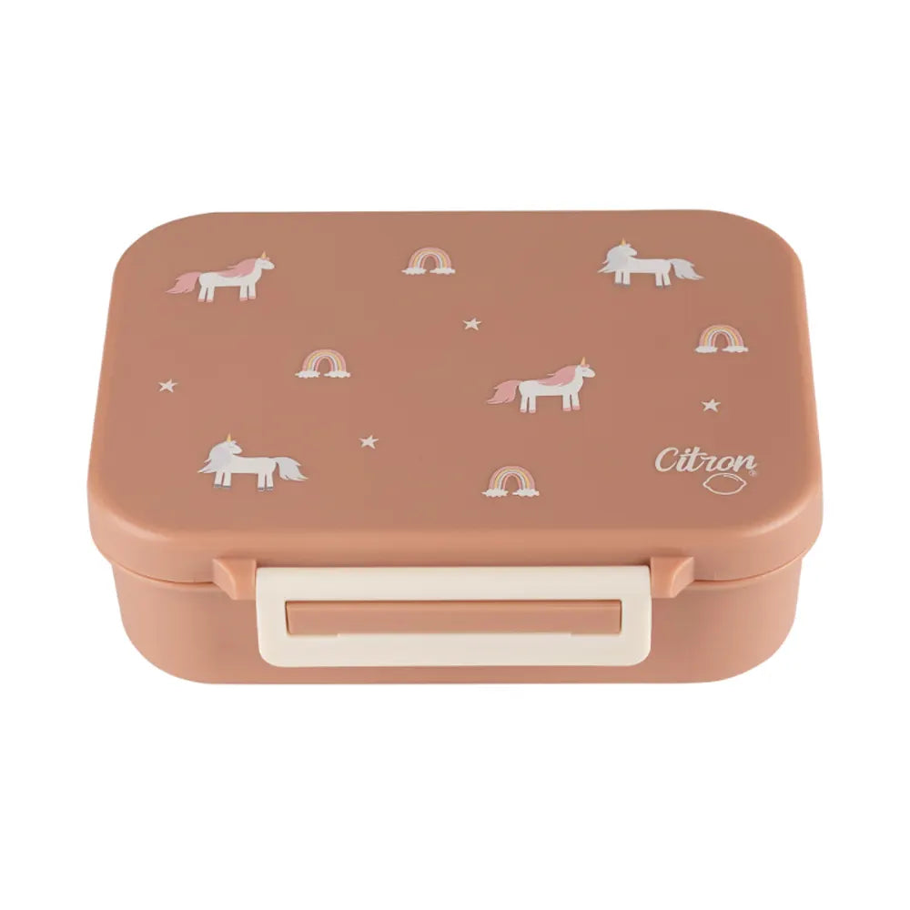 Citron Absolut Tritan Snackbox 3 Compartments - Unicorn Blush Pink
