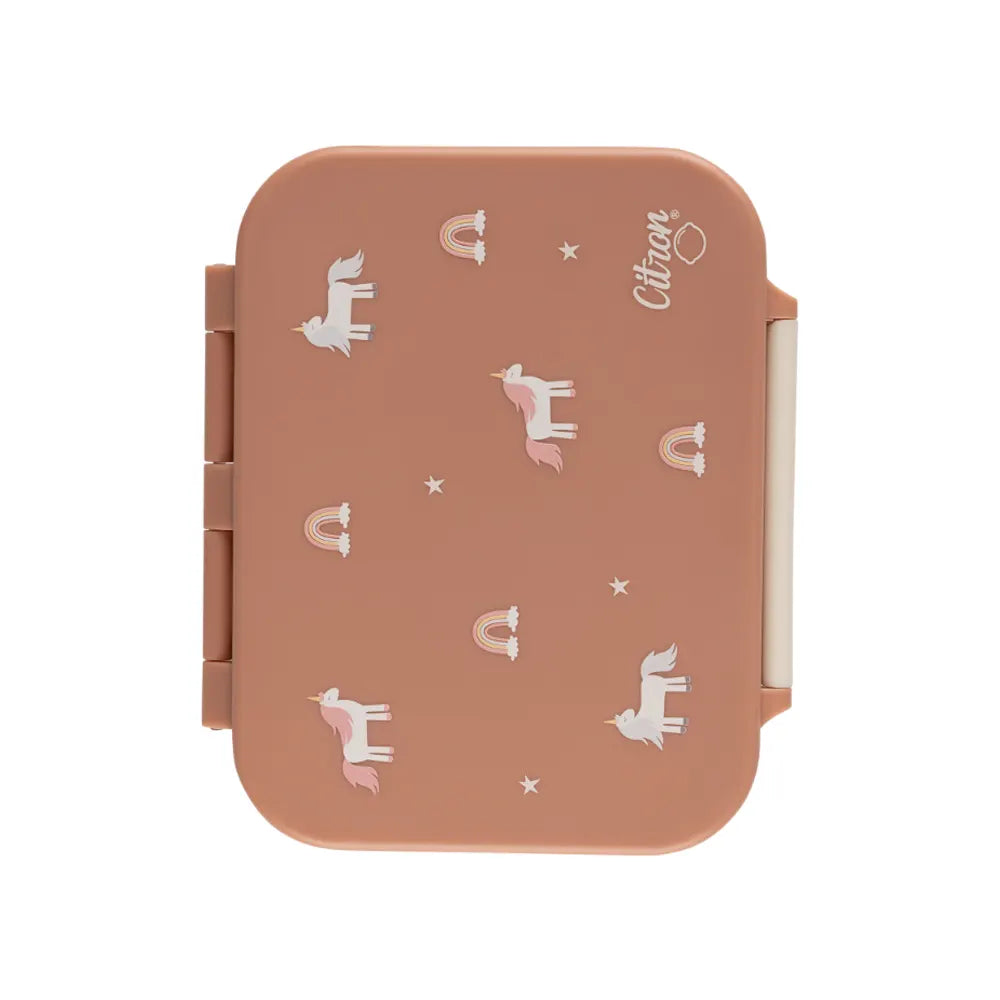 Citron Absolut Tritan Snackbox 3 Compartments - Unicorn Blush Pink