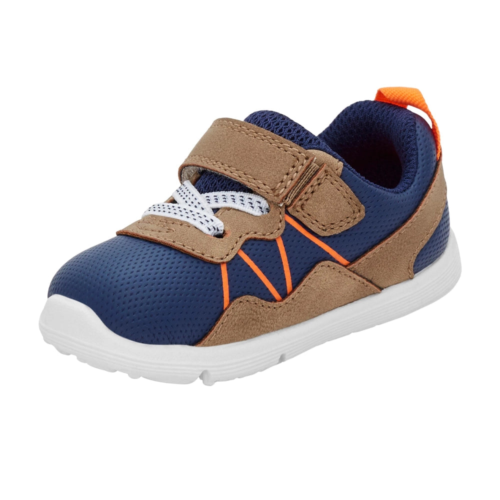 Baskets Athletic Every Step Carter's Baby Shoes - Bleu & Marron