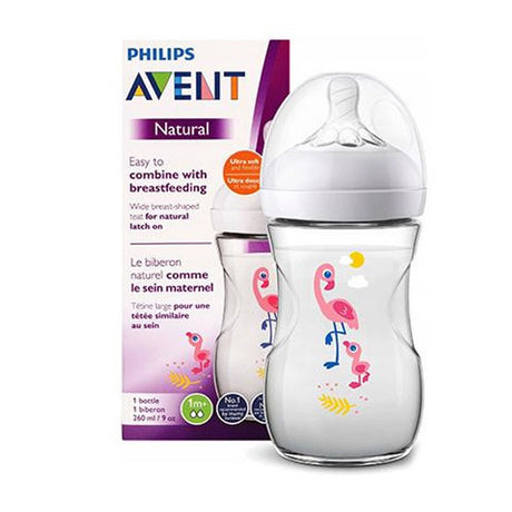Avent Biberon Natural 260ml - Flamant