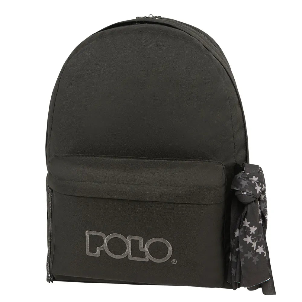 Sac à Dos Polo Double Poches - Noir