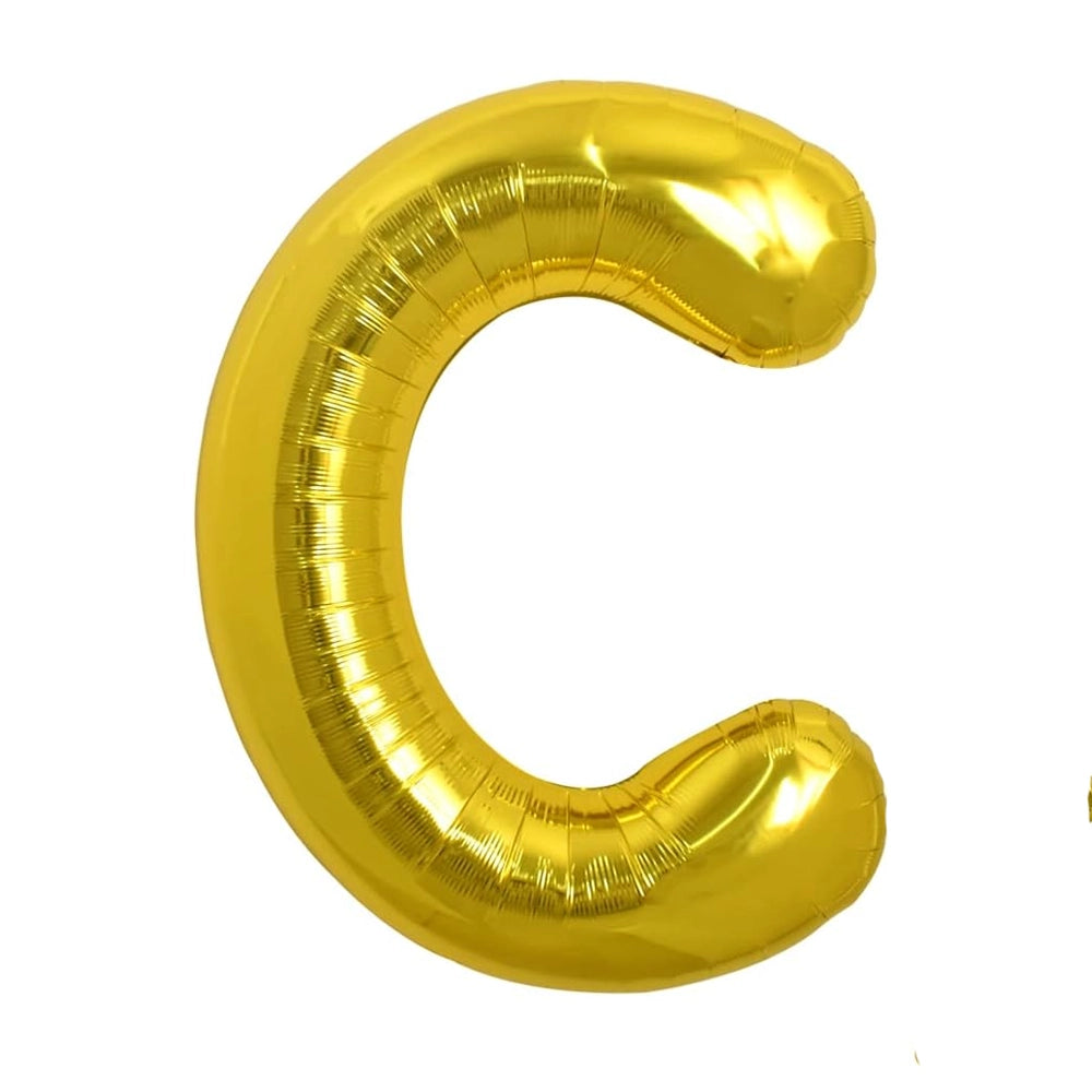 Ballon en Forme de Lettre C - Dorée
