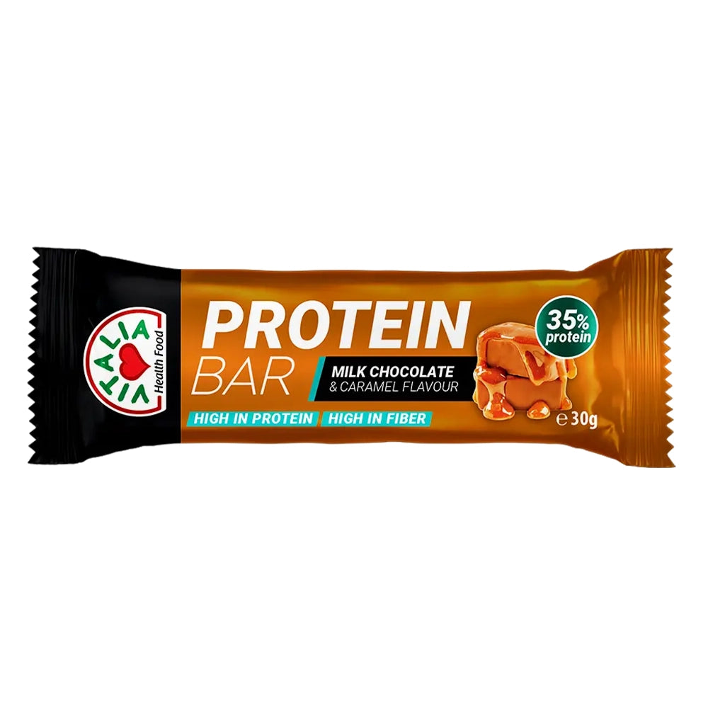 Vitalia Health Food Protein Bar Milk Chocolate & Caramel Flavour - 30g