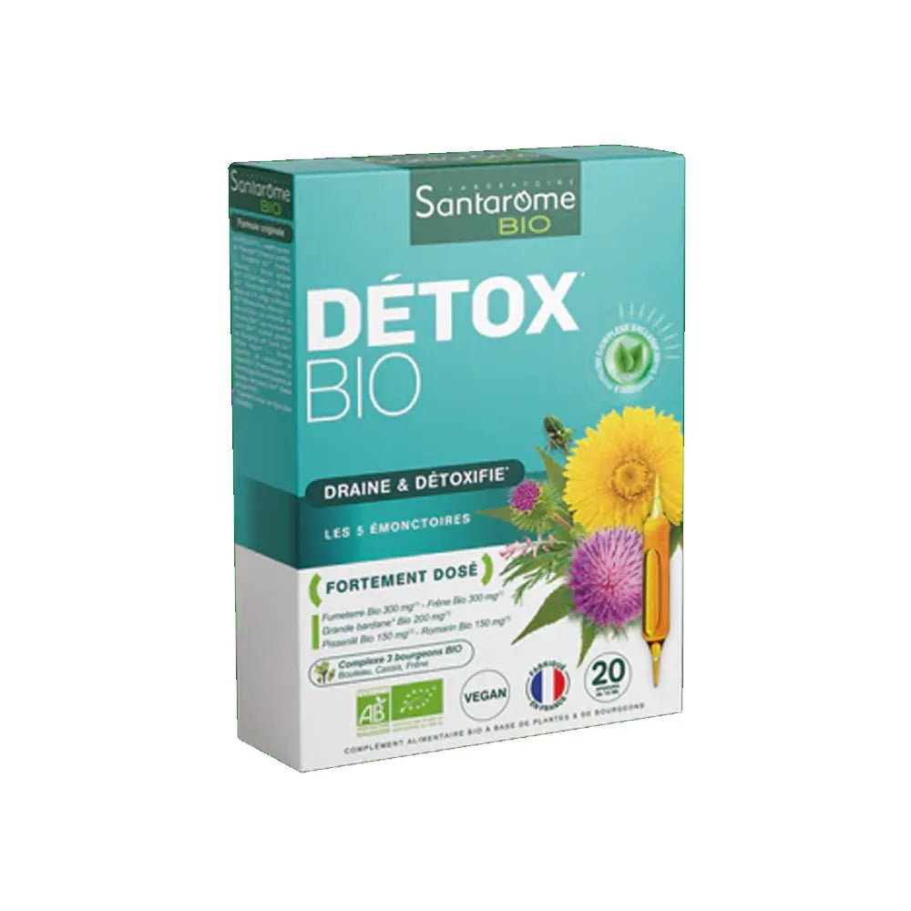 Santarome Organic Detox - 20 Ampoules