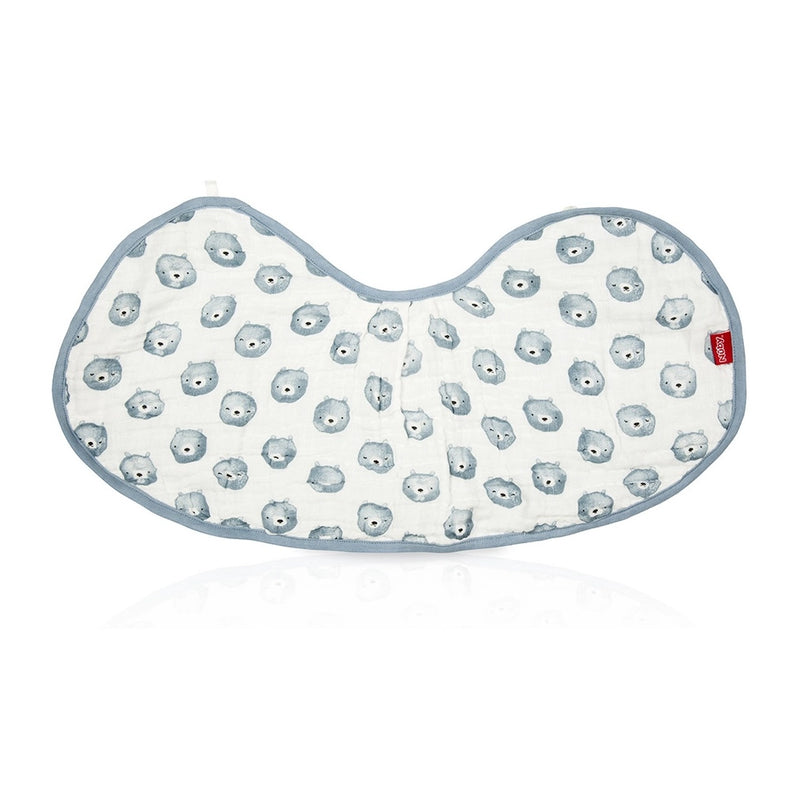 Nûby 2in1 Muslin Bib 0m+ - Animated