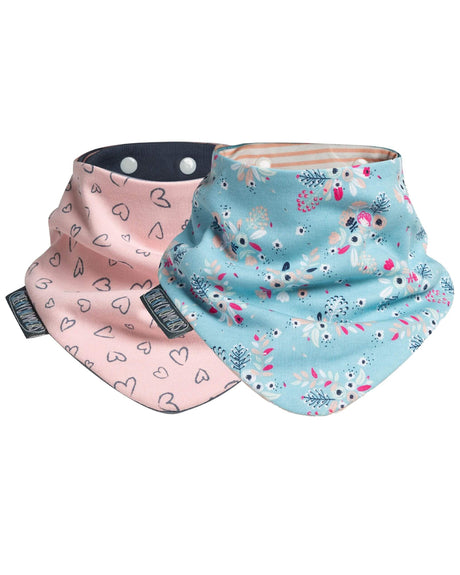 Lot de 2 bavoirs Cheeky Chompers - Bloom & Love Neckerbib