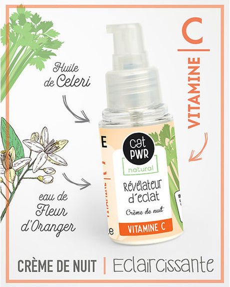 UrbanK Crème de Nuit Anti-Tache à la Vitamine C - 40g