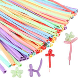 Pack de 100 Ballons Longues Pour Fête - Couleurs Pastels