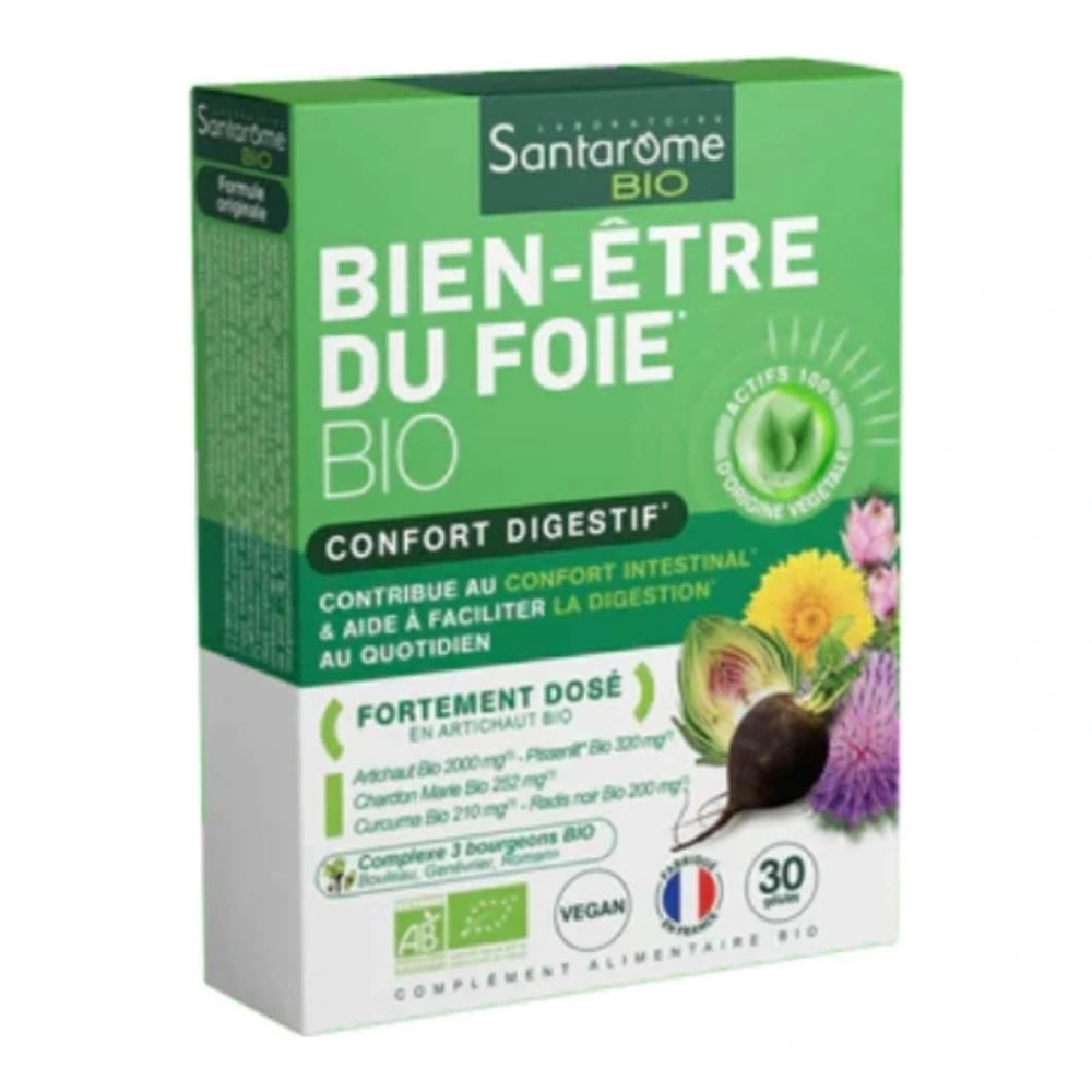 Santarome Bien-Être du Foie Bio – 30 gélules