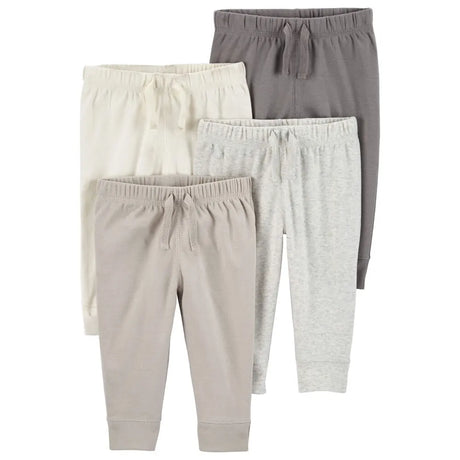 Lot de 4 Joggings à Enfiler Carter's - Gris & Ivoire