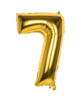 Ballon Numéro 7 17" - Or