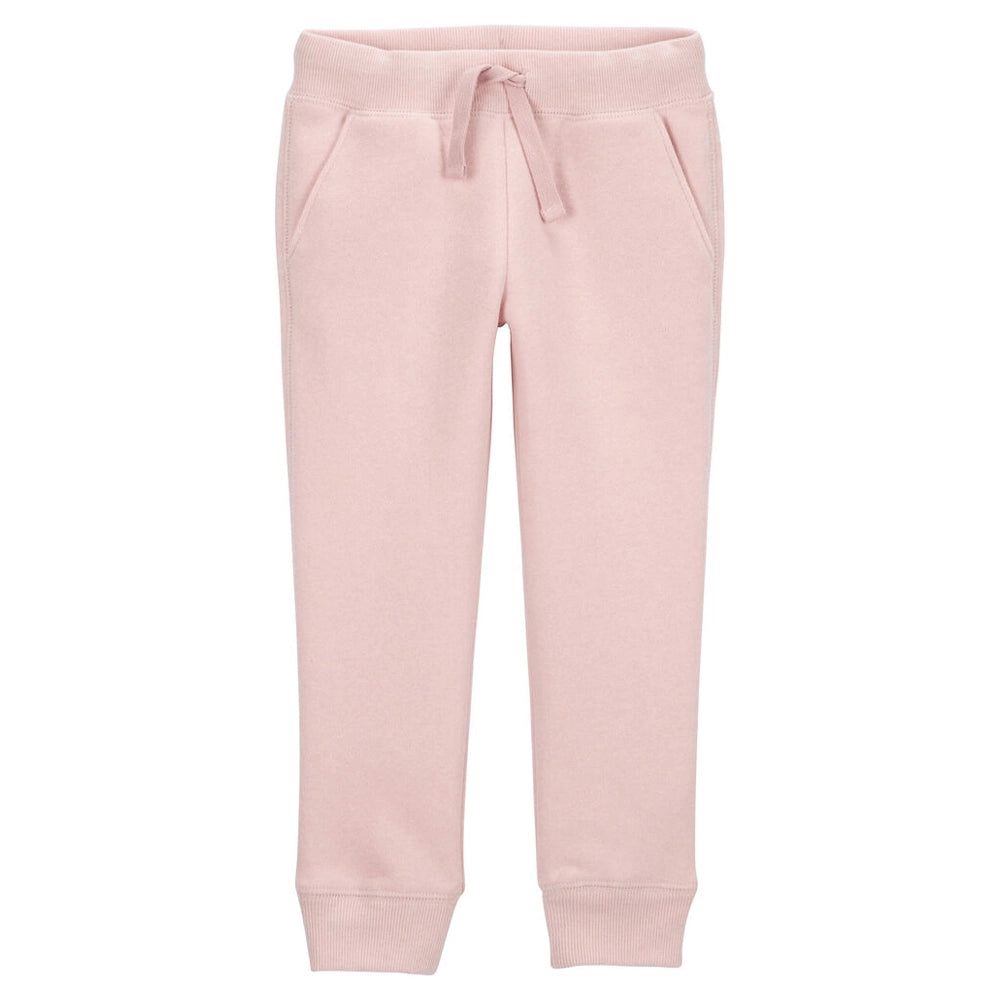 OshKosh Fleece Joggers with Drawstring - Pink