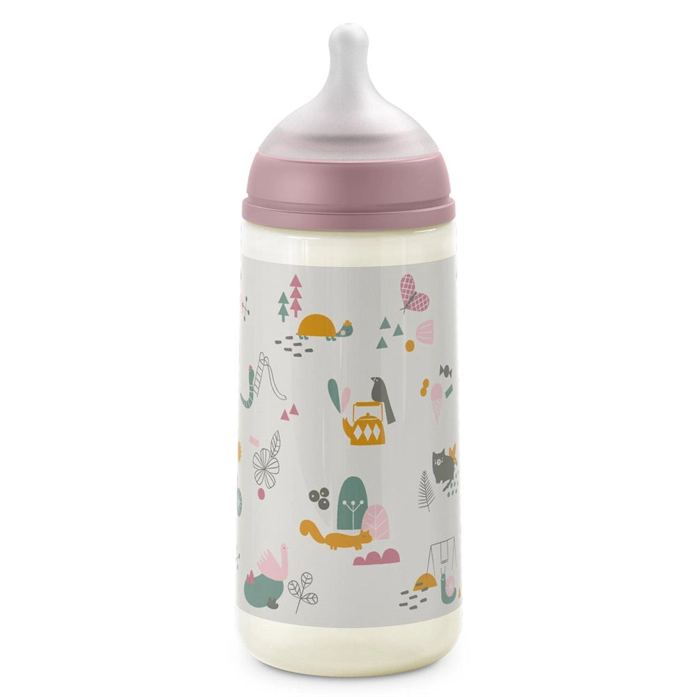 Suavinex Biberon Anti-Coliques & Physiologique 360ml - Rose