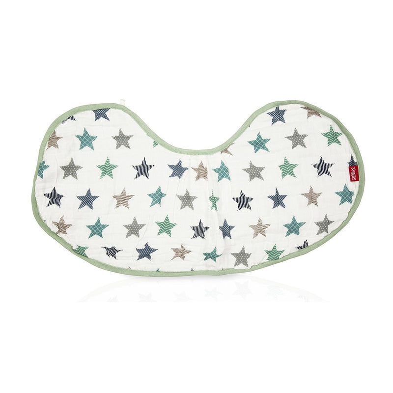 Nûby 2-in-1 Muslin Bib 0m+ - The Stars