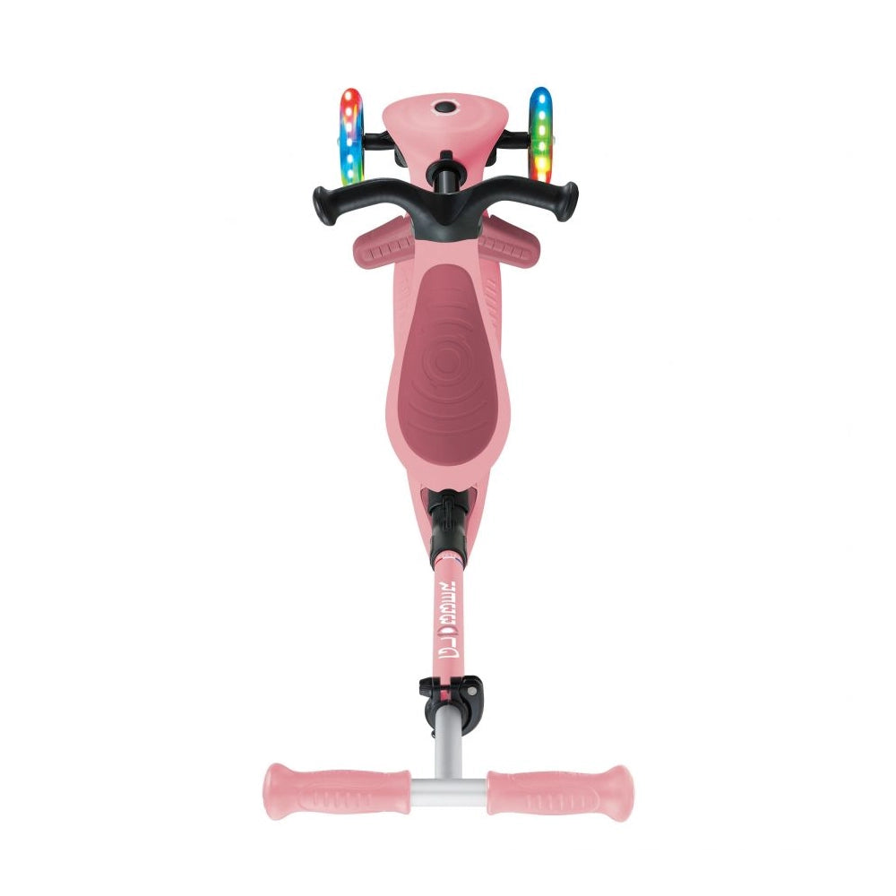 Globber Trottinette Évolutive Go Up Active Plus Lights - Rose Pastel