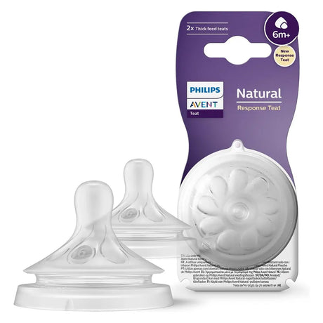 Philips Avent Lot de 2 Tétins Natural Response 6M+