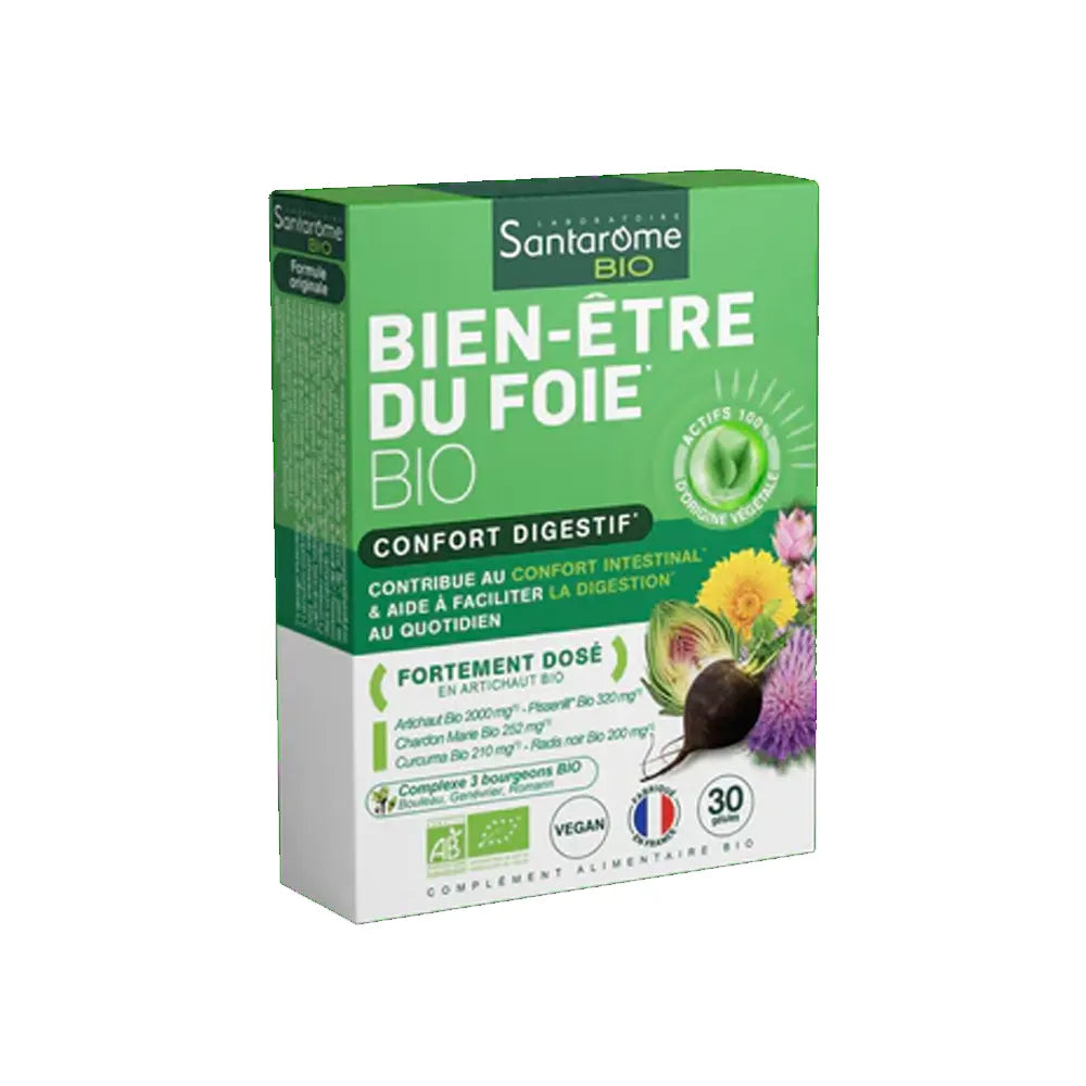 Santarome Bien-Être du Foie Bio – 30 Gélules