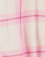 Chemise En Flanelle De Coton À Carreaux Carter's - Rose & Ivoire