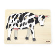 Viga Toys Puzzle Montessori 18M+ - Vache