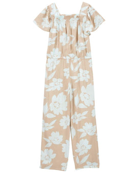 Combinaison En Jersey Fleuri Carter's - Beige