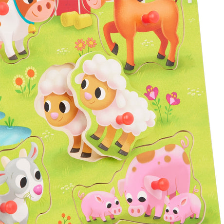 B. Toys Puzzle en Bois Animaux de la Ferme 2A+