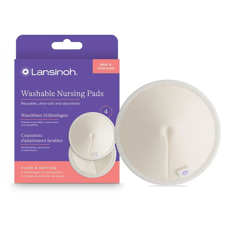 Lansinoh Washable Nursing Pads - 4 Count