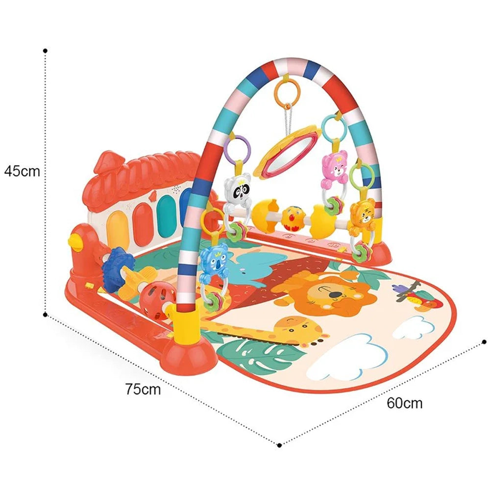 Huanger 3-in-1 Light-Up Musical Piano Play Mat - 0M+