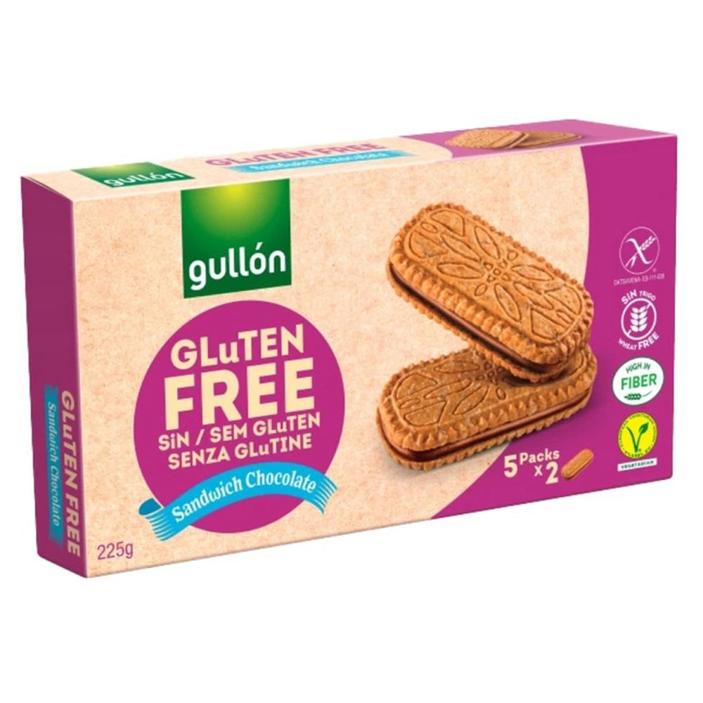 Gullón Biscuits Fourrés Gôut Chocolat Sans Gluten - 225g