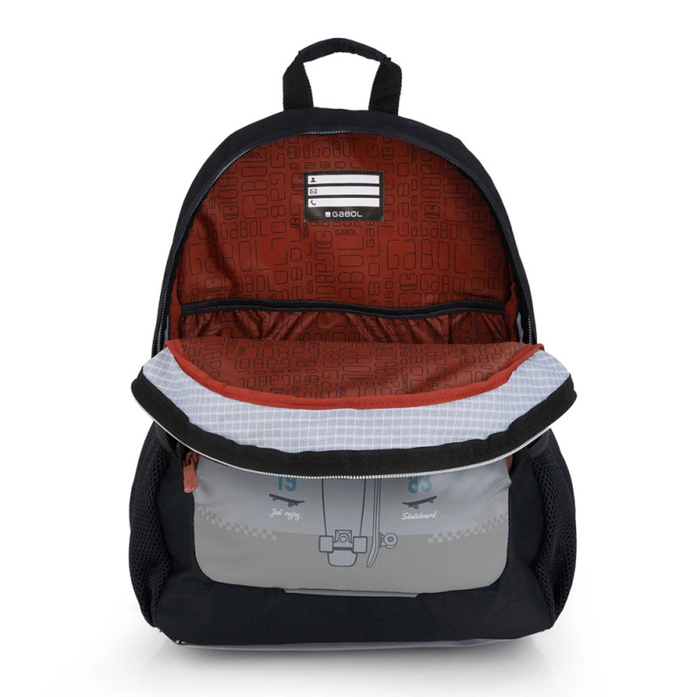 Gabol Sac à Dos TRICK à Trois Compartiments - Gris